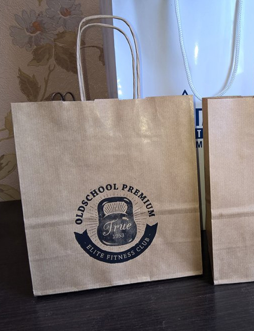 пакеты из крафт бумаги с логотипом